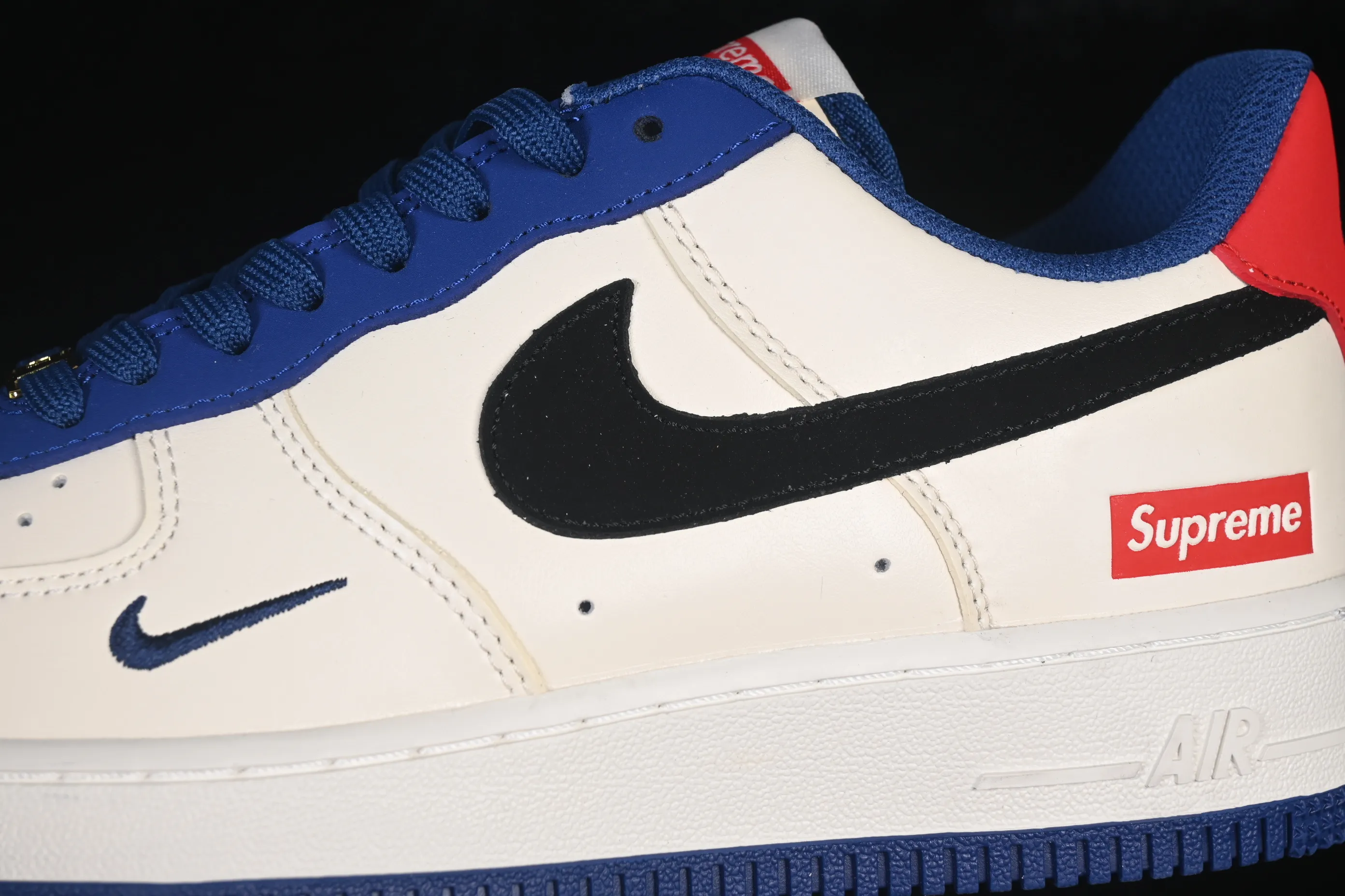All categories Nk Air Force 1 Air Force series Nk Air Force 1 Low Air Force low-top Nike Air Force 1'07 Low joint white, blue, red and black Air Force 1 low-top casual sneakers CZ2959-100